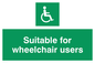 SD454: suitable for wheelchair users