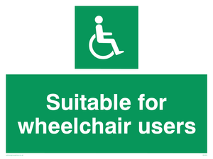 SD454: suitable for wheelchair users