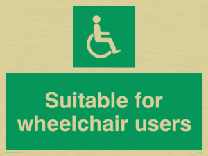 SD454: suitable for wheelchair users