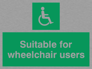 SD454: suitable for wheelchair users