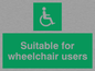 SD454: suitable for wheelchair users