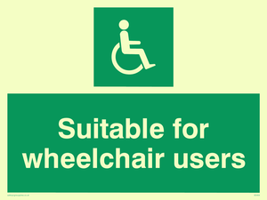 SD454: suitable for wheelchair users