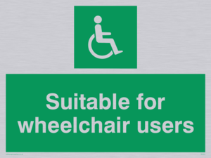 SD454: suitable for wheelchair users