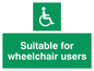 SD454: suitable for wheelchair users