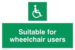 SD454: suitable for wheelchair users