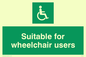 SD454: suitable for wheelchair users