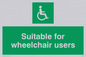 SD454: suitable for wheelchair users