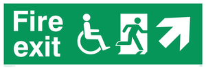SD960: fire exit - disability safety sign