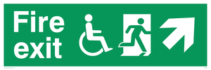 SD960: fire exit - disability safety sign