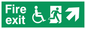 SD960: fire exit - disability safety sign