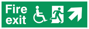 SD960: fire exit - disability safety sign