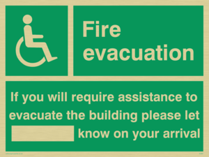 SD961: Fire evacuation for wheelchair users