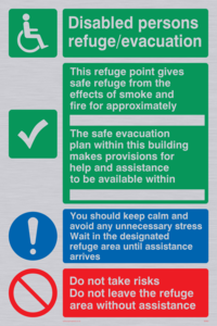 SD962: Disabled persons refuge evacuation