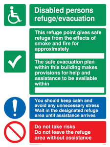 SD962: Disabled persons refuge evacuation