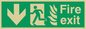 SG698: fire exit - safety sign
