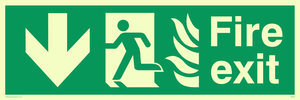 SG698: fire exit - safety sign