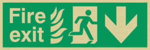 SG703: fire exit - safety sign