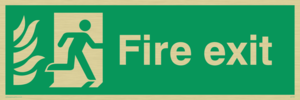 SG706: fire exit - safety sign