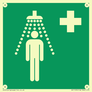 SH11595: E012 safe condition safety shower