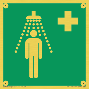 SH11595: E012 safe condition safety shower