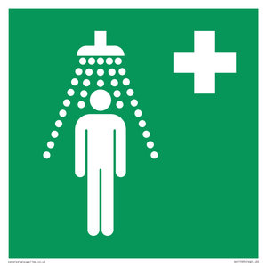 SH11595: E012 safe condition safety shower