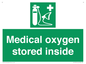 SH15315: Medical oxygen stored inside