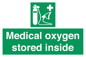 SH15315: Medical oxygen stored inside