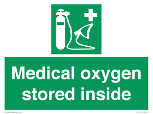 SH15315: Medical oxygen stored inside
