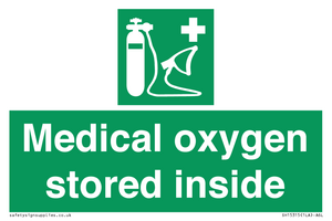 SH15315: Medical oxygen stored inside