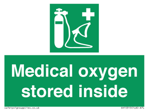 SH15315: Medical oxygen stored inside