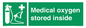 SH15315: Medical oxygen stored inside