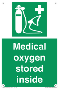 SH15315: Medical oxygen stored inside