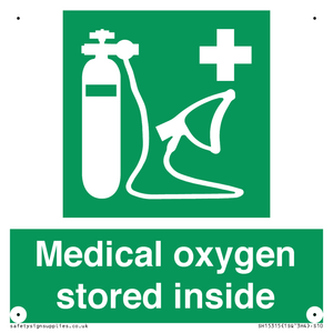 SH15315: Medical oxygen stored inside