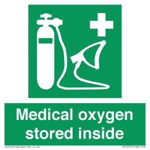 SH15315: Medical oxygen stored inside