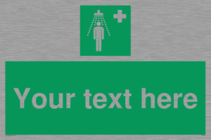 SH5231: Custom Safety Shower Sign