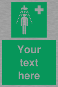 SH5231: Custom Safety Shower Sign