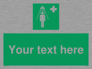 SH5231: Custom Safety Shower Sign