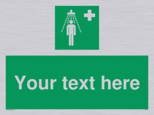 SH5231: Custom Safety Shower Sign