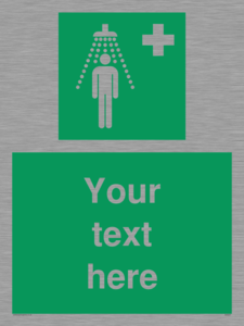 SH5231: Custom Safety Shower Sign