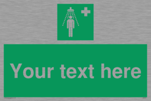 SH5231: Custom Safety Shower Sign