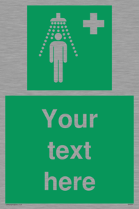 SH5231: Custom Safety Shower Sign