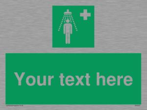 SH5231: Custom Safety Shower Sign