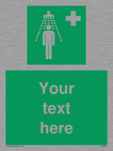 SH5231: Custom Safety Shower Sign