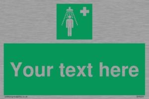 SH5231: Custom Safety Shower Sign