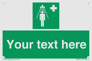 SH5231: Custom Safety Shower Sign