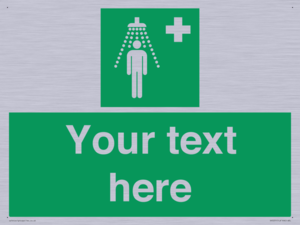 SH5231: Custom Safety Shower Sign