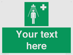 SH5231: Custom Safety Shower Sign