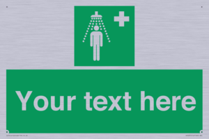 SH5231: Custom Safety Shower Sign