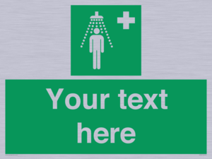 SH5231: Custom Safety Shower Sign