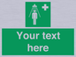 SH5231: Custom Safety Shower Sign